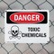 Signmission Toxic Chemicals Danger Sign, Plastic, 14in W x 10in L, 2PK OS-2PACK-DS-P-1014-L-2045 - alternate 8